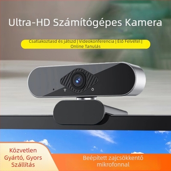 PC-kamera 4K felbontással, autofocus, beépített mikrofon, USB 2.0, 30fps