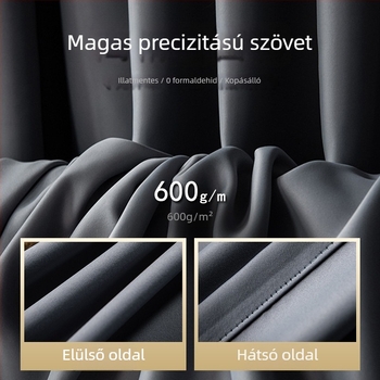 Pliszé poliészter blackout függönyök, magas árnyékolás 70-90%, modern minimalista stílus, alkalmas különböző ablak típusokra