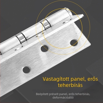 Rozsdamentes acél ajtópánt, modell 525/530; anyag: rozsdamentes acél; stílus: modern minimalizmus; márka: TIANJULE