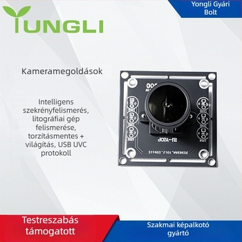 Driver nélküli USB HD kamera modul – 2MP szenzor, 1280x720 felbontás, 30fps, USB 2.0, UVC protokoll