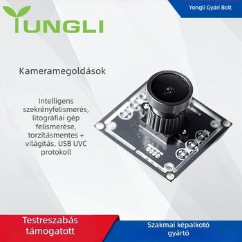 Driver nélküli USB HD kamera modul – 2MP szenzor, 1280x720 felbontás, 30fps, USB 2.0, UVC protokoll