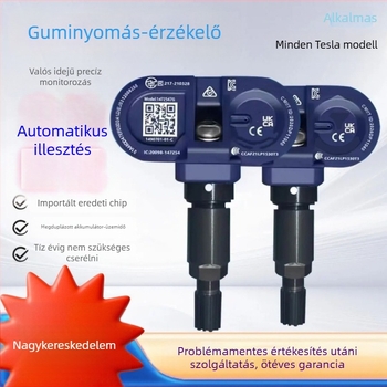 Tesla modellek minden modelljéhez tervezett guminyomás-ellenőrző beépített nagy pontosságú TPMS szenzorokkal