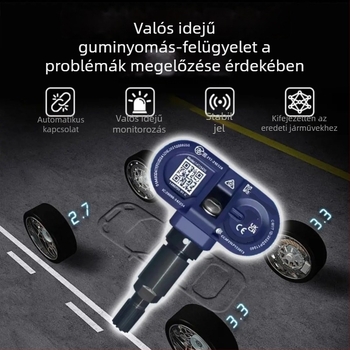 Tesla modellek minden modelljéhez tervezett guminyomás-ellenőrző beépített nagy pontosságú TPMS szenzorokkal