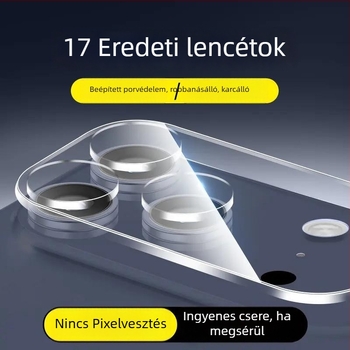 Apple iPhone 17 sorozathoz kameraobjektív védőfólia – teljes lefedettség
