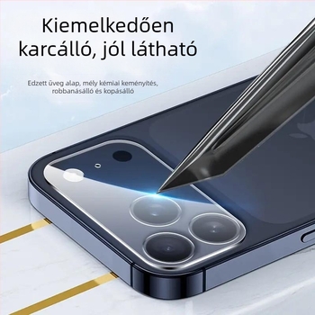 Apple iPhone 17 sorozathoz kameraobjektív védőfólia – teljes lefedettség