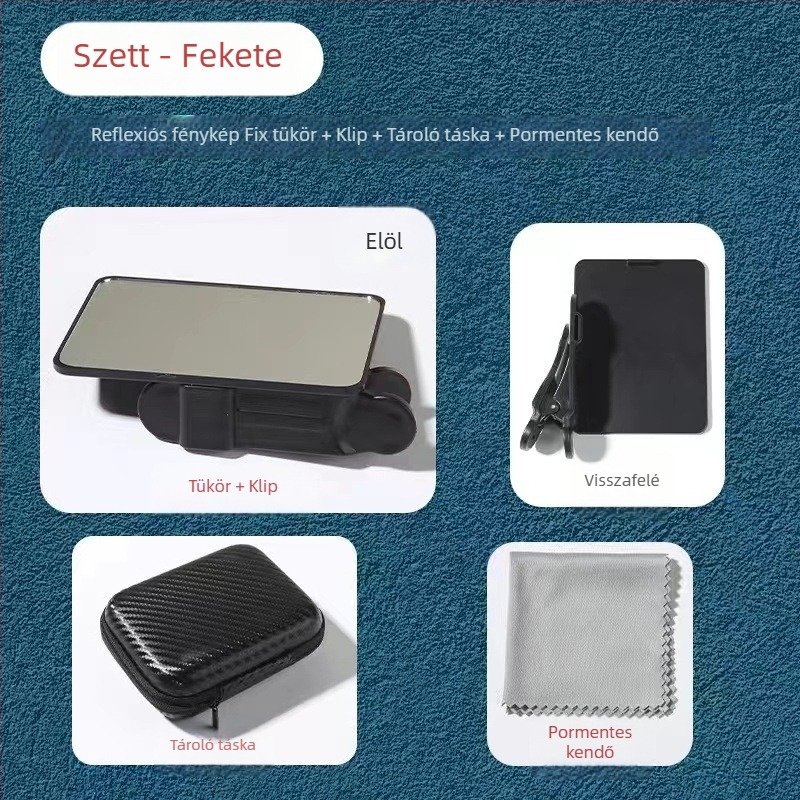 6. generációs telefonos selfie objektív klipek — reflexiós felvételhez, univerzális