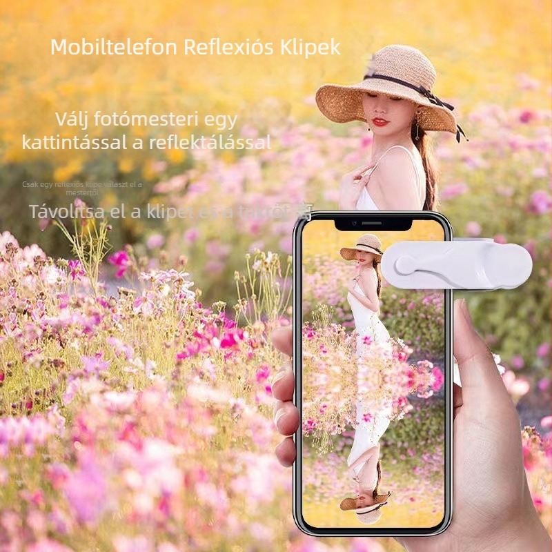 6. generációs telefonos selfie objektív klipek — reflexiós felvételhez, univerzális