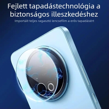 Vivo Y500 Kameraobjektív védő – edzett üveg, mindent egyben HD fólia, ütésálló