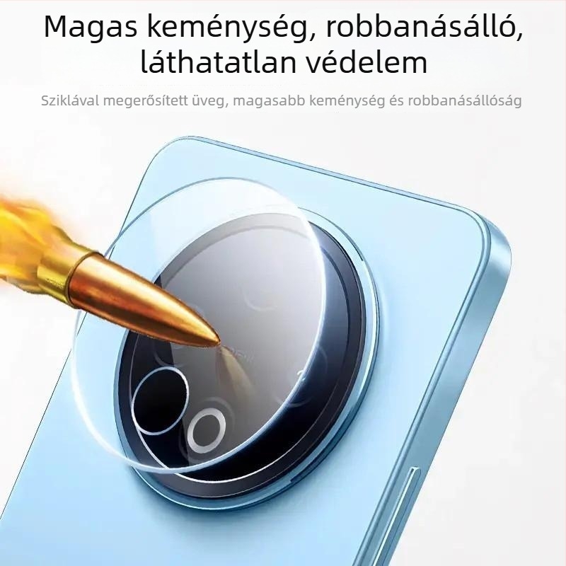 Vivo Y500 Kameraobjektív védő – edzett üveg, mindent egyben HD fólia, ütésálló