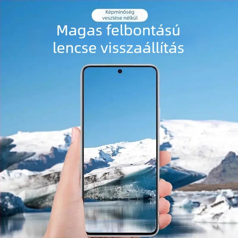Vivo Y500 Kameraobjektív védő – edzett üveg, mindent egyben HD fólia, ütésálló