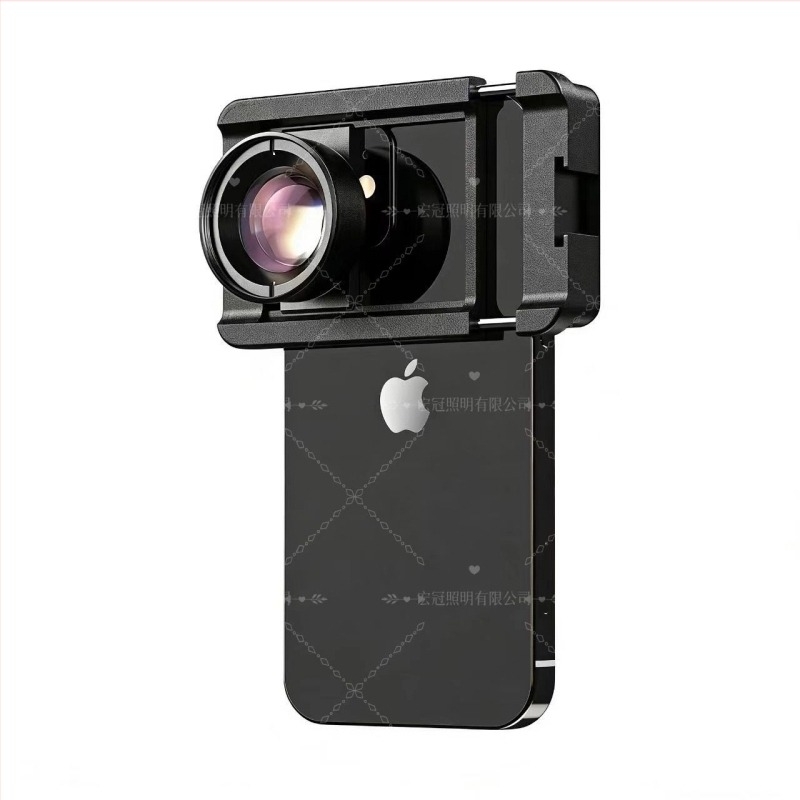 Ultraéles makroobjektív mobiltelefonhoz ékszerek és drágakövek számára, 30–120 mm telemakro zoom, polarizált, csillagfény világítással, univerzális telefonos fotózás