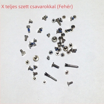 Royal Head csavar készlet iPhone X-hez – teljes csavar készlet, kompatibilis iPhone X-szel, modell iphX