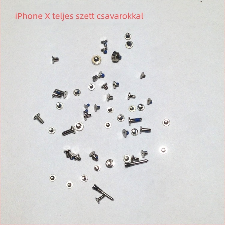Royal Head csavar készlet iPhone X-hez – teljes csavar készlet, kompatibilis iPhone X-szel, modell iphX
