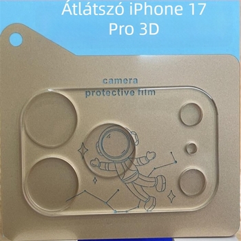 iPhone 17 hátlapi kamera objektívvédő, 3D all-in-one dizájn