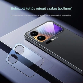 Xiaomi 17 Pro / 17 Pro Max védőfólia készlet: lencsevédő fólia, hátlapi karc- és ütésálló üveg, HD élesség, esésálló másodlagos kijelző fólia