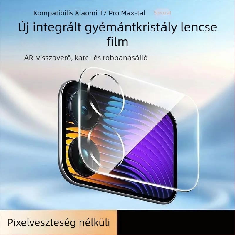 Xiaomi 17 Pro / 17 Pro Max védőfólia készlet: lencsevédő fólia, hátlapi karc- és ütésálló üveg, HD élesség, esésálló másodlagos kijelző fólia
