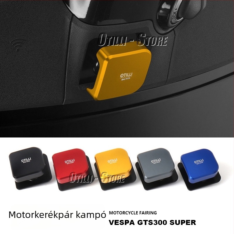 Kampó tartó - alumínium ötvözet, Otilli Biaggio, kompatibilis Vespa GTS300 / GTS300 Super