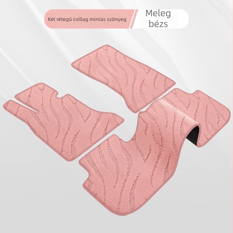 Autópadlómat — vízálló, kopásálló, velúr anyag, bőrből készült talpbetét, különleges autóhoz