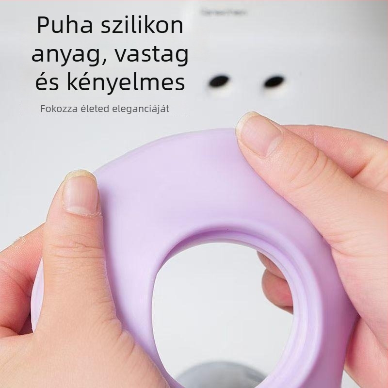 Vízálló szilikon gomba alakú karkötő arcmosáshoz – anti-szórás mandzsetta felnőtteknek és gyerekeknek