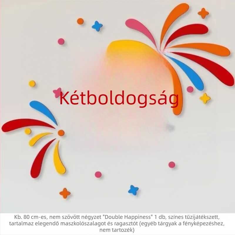 Esküvői hálószobai hátteret díszítő szalag dekorációs készlet