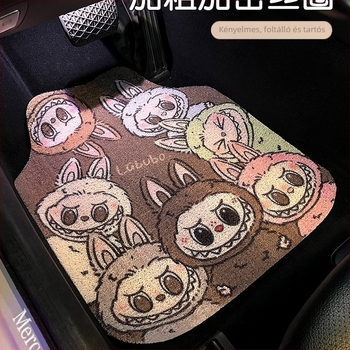 Univerzális autópadló szőnyeg selyemvirág textúrával, kopásálló és piszkálló