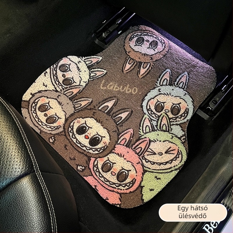 Univerzális autópadló szőnyeg selyemvirág textúrával, kopásálló és piszkálló