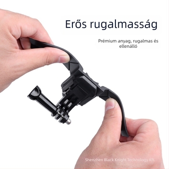 GoPro Hero11 sisak állvédő tartó, integrált ragasztó kialakítás, PVC/ABS, 37 g, kompatibilis GoPro, DJI és Insta360 és más akciókamerákkal