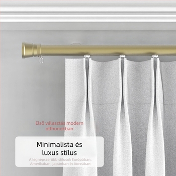 Római rúd alumíniumötvözetből, csúszó sínes függönyökhöz, integrált rúddal, oldalsó szerelés, modell JFL772-16