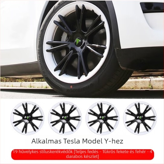 Fuhe ABS Teljes lefedettségű kerékagy sapkák Tesla Model 3/Y-hoz