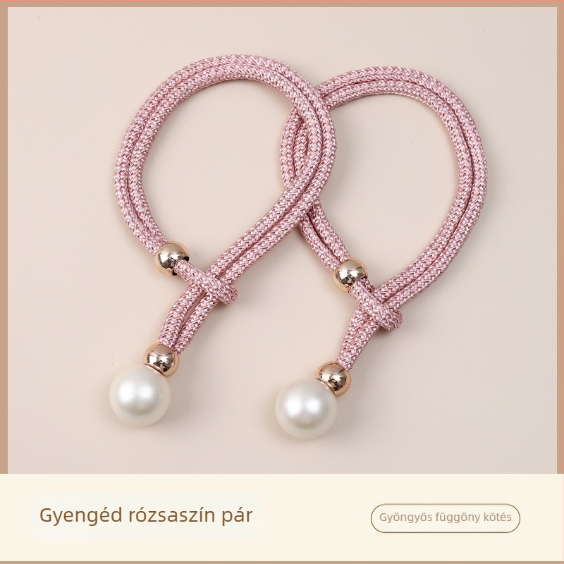 Gyöngyös függönyzsinórok, textile függönykiegészítők, egyszerű és modern stílus