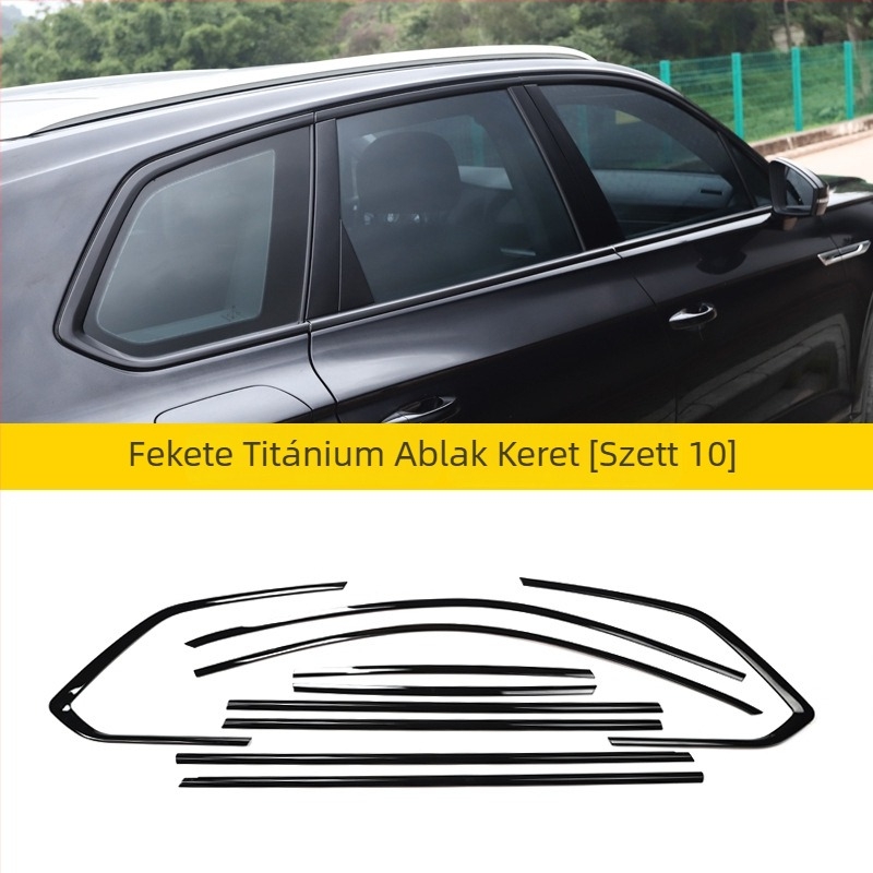 Touareg 2019-2021 Ablak- és előtti grillezési készlet – rozsdamentes acél – Broadfield