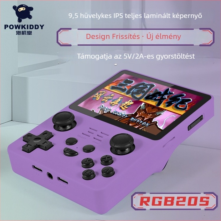 RGB20S nyílt forráskódú kézi játékkonzol, mini retro arcade rendszer PSP-stílusú, HD kijelzővel