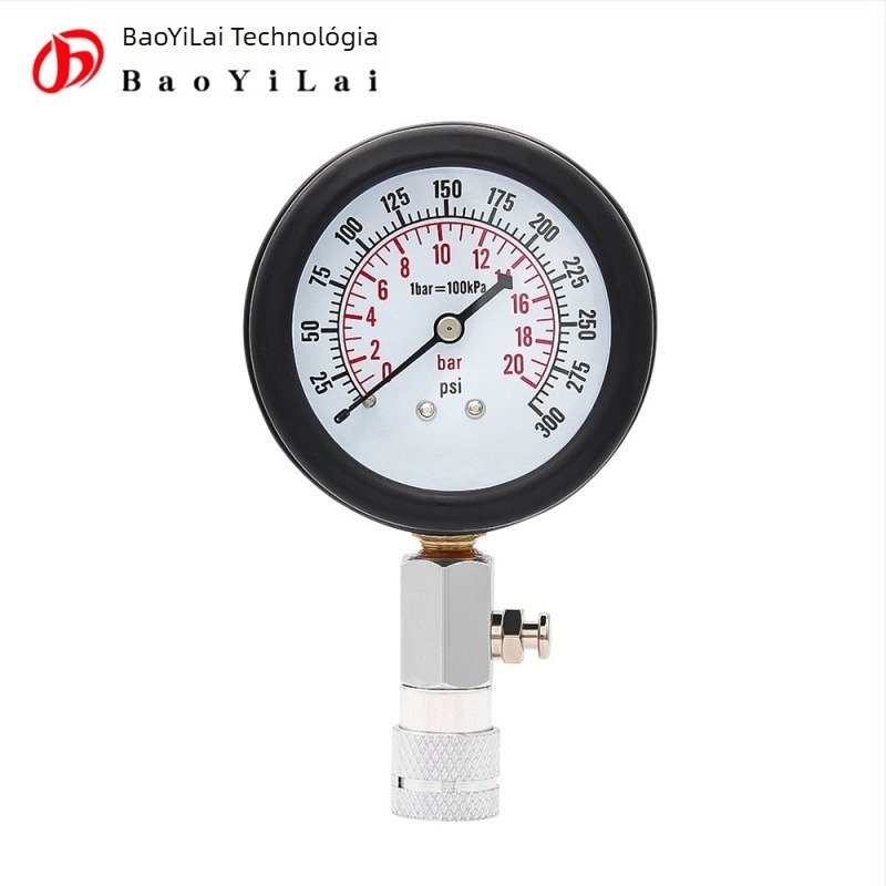 Motor hengernyomás-mérő autókhoz és motorkerékpárokhoz, Modell: Pressure Gauge, Érzékelés: motorhenger nyomásérték, Működési hőmérséklet: -20°C-tól 80°C-ig