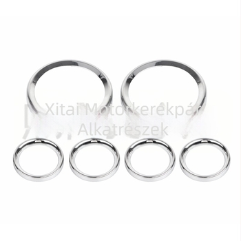 Harley Glide műszerfal bezel fedél, alumínium ötvözet, 1996–2013