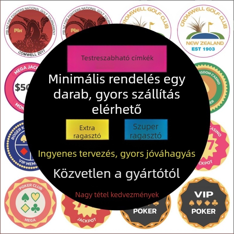 Öntapadós címke nyomtató tekercs bevont/szintetikus papíron — vízálló, élelmiszer- és vegyi alkalmazásokhoz, PP