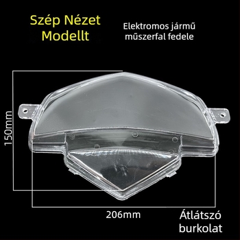 Átlátszó műszerfal burkolat elektromos robogóhoz és motorkerékpárhoz (Kategória: Egyéb; Márka: Egyéb)