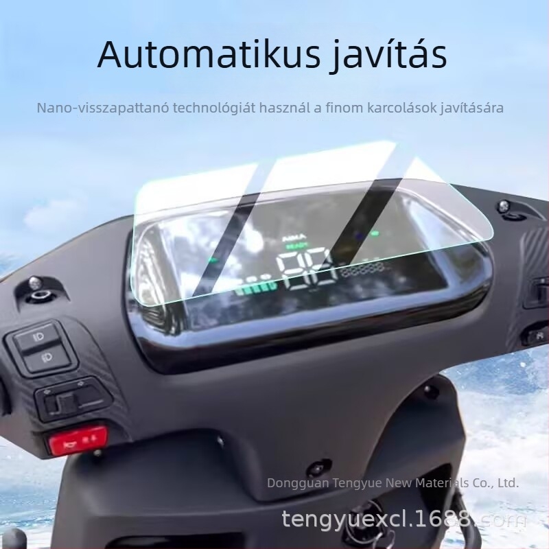 Robbanásbiztos műszerfal fólia Emma Lingjun FB52/FB56 elektromos motorkerékpárokhoz, FB61 műszerfal film