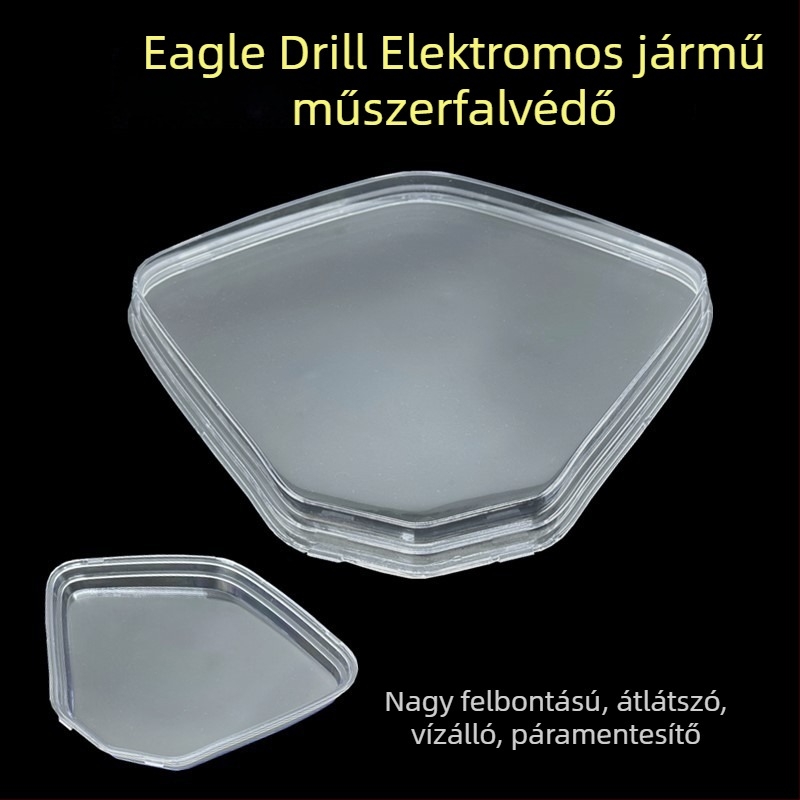 Elektromos járművek műszerfal-külső fedél, átlátszó felső fedél a motorkerékpár műszerfalához, robogó tok kiegészítő
