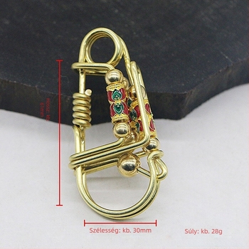 Kulcstartó a Create a trend márkától, fém anyag, kínai stílus