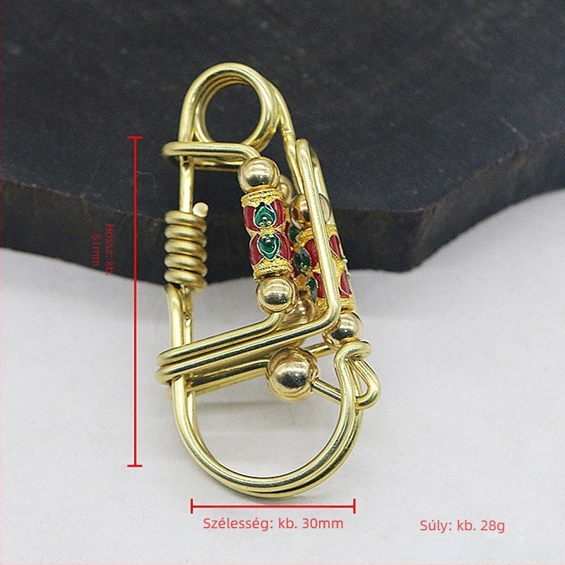 Kulcstartó a Create a trend márkától, fém anyag, kínai stílus