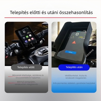 CF 800NK motorkerékpár műszerfal keretvédő burkolat TFT-képernyővédő fóliával, LISM márka — szél- és porálló, testreszabható.