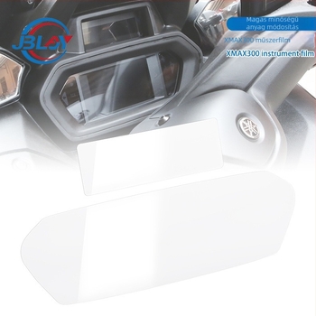 TPU védőfólia Yamaha XMAX300 műszerfalhoz (23–24), JBL, kopásálló és karcolás elleni védelem, motoros kiegészítők
