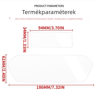 TPU védőfólia Yamaha XMAX300 műszerfalhoz (23–24), JBL, kopásálló és karcolás elleni védelem, motoros kiegészítők
