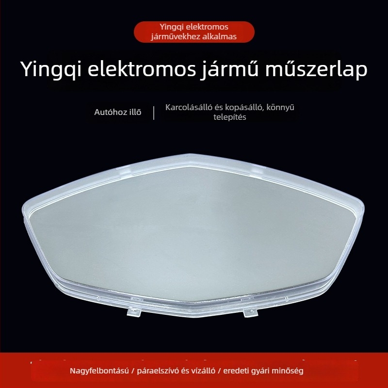 Elektromos jármű műszerfal fedél, univerzális illeszkedés, átlátszó és vízálló védőfedél a motorkerékpár műszerfalához
