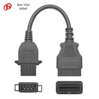 OBD2 diagnosztikai kábel Volvo V3 CDP női csatlakozóval OBD-hez – 8-pins, modell VLV8P, 12V, működési hőmérséklet -20°C–60°C