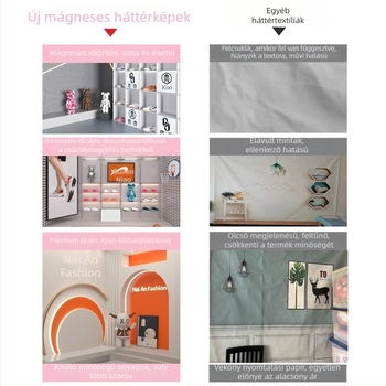 Élő stúdió 3D háttere | Mágneses rögzítésű, levehető háttértapéta | Márka Hui Photography | Engedélyezett magánmárkák: Igen