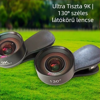 Desnai Külső objektív okostelefonhoz – széles látószögű fotózás és élő közvetítés, univerzális kompatibilitás Apple és Huawei