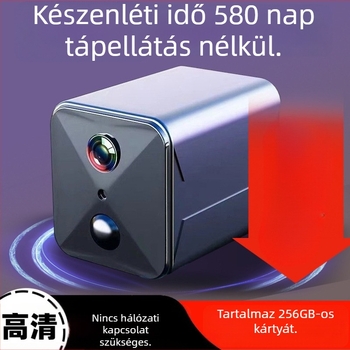 Vezeték nélküli beltéri kamera Wi‑Fivel, távoli hozzáférés okostelefonról, Ultra HD