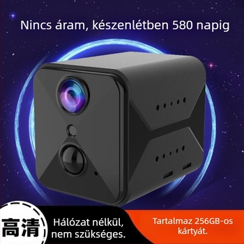 Vezeték nélküli beltéri kamera Wi‑Fivel, távoli hozzáférés okostelefonról, Ultra HD