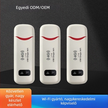 4G hordozható WiFi router USB interfésszel - 150 Mbps, IEEE 802.11b/g/n, sávok B1/B3/B5